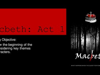Macbeth - Act 1