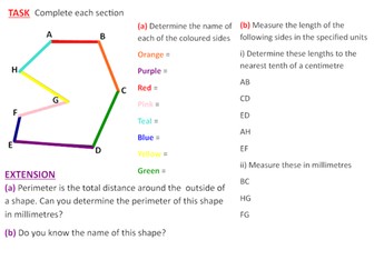 Naming and labeling angles and sides