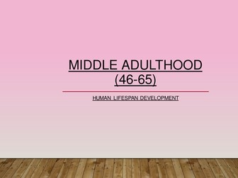 Unit 1 Human Lifespan - Health and Social care level 2