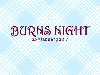 Burns Night Assembly with Teacher Notes and Quiz