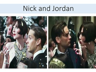 Nick and Jordan The Great Gatsby