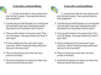 One step word problems