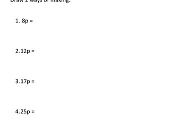 Using different coins to make the same amount