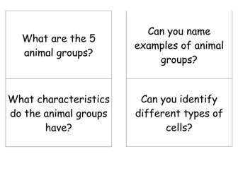 KS3 Science Revision flash cards