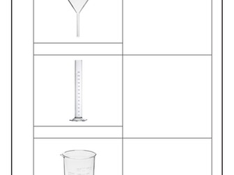 Laboratory Equipment and Scientific Diagrams [Worksheet]