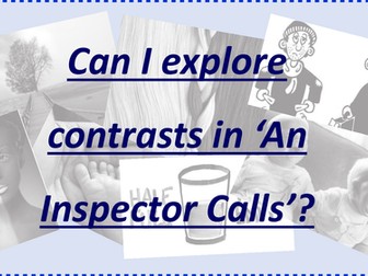 Contrasts in 'An Inspector Calls'