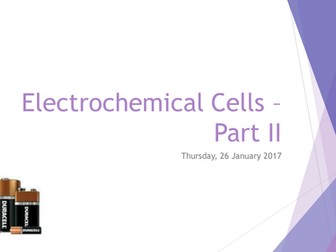 Electrochemical Cells