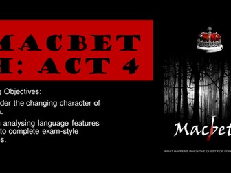 Macbeth - Act 4