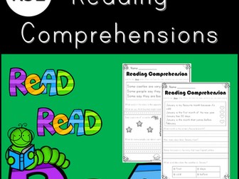 Reading Comprehensions (February Themed) for Key Stage 1
