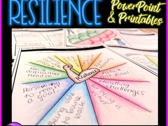 Resilience Values Lesson: Character Education PSHE (PowerPoint, Task Cards & Printables)