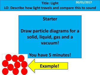 New KS3 Exploring Science - Year 8 - Light - L1 Introduction to light