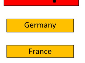 Geography Worksheet - Continents, Countries and Cities