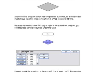 Flowol Lesson Resources - Teaching Control Flowcharts KS3 Computer Science