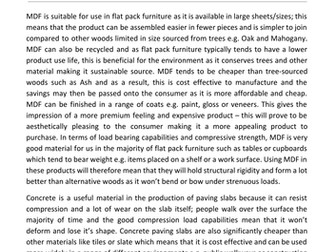 Product Design - A Level/GCSE Past Paper Question + Answer