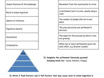 KS3 settlement assessment