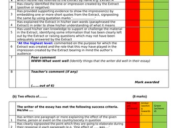 Edexcel International GCSE History P1 student-friendly markscheme