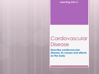 BTEC Lv3 Health and Social Care (New 2016 Spec) - Unit 1 - Human Lifespan Development (C)