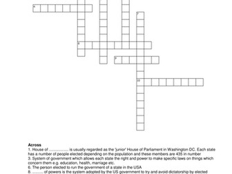 IGCSE History USA 1917-29 Introduction to the USA resources
