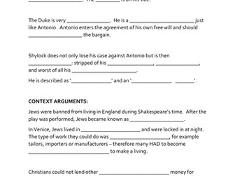 MERCHANT OF VENICE: SHYLOCK - VICTIM OR VILLAIN?