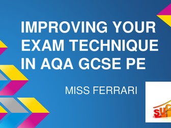 Improving students exam technique in AQA GCSE PE