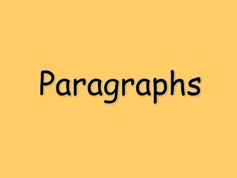 Paragraphs lesson using collaborative learning styles.