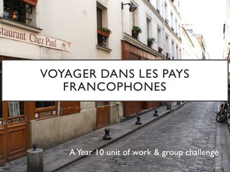 Studio Module 5 3,2,1 partez. Unit of work collaborative group tasks and itinerary