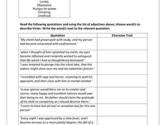 Frankenstein analysis essay