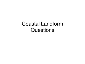 GCSE Practice Coastal Landform Questions