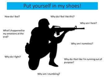 Bayonet Charge - put yourself in my shoes (starter activity)