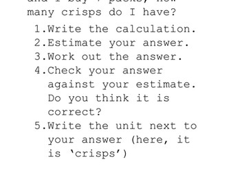 Year 3 Expanded Multiplication Word Problems Ten by Units