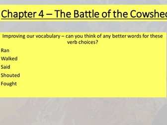 'Animal Farm' lesson on Chapter 4