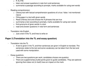 New AQA AS French / Spanish / German assessment guidance