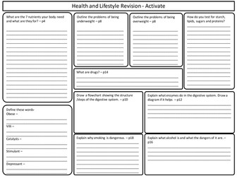 KS3 Activate 2 Science Book Revision Bundle by PerigeeScienceResources ...