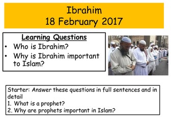 The Prophet Ibrahim