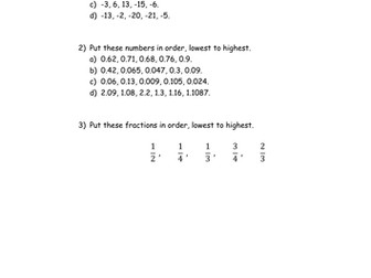Homework booklet HCF. LCM. PFD, powers, primes