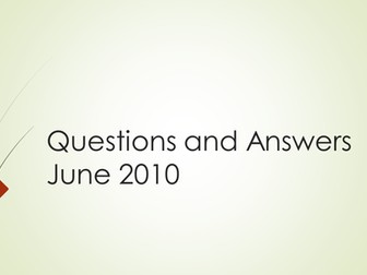 OCR computing/computer science questions and answers - June 2010