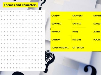 Jekyll and Hyde Lesson - writing to argue