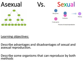 Asexual and sexual species. Malaria, fungi & plants 2018 AQA Biology spec
