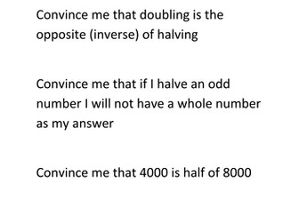 Doubling and halving unit of work