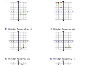 Week 2 Spring 2 year 6 reflecting shapes activity