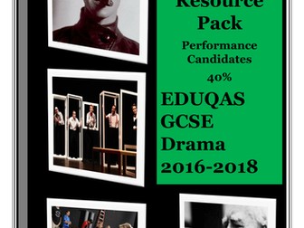 EDUQAS/ WJEC Drama Component 1 Student Pack GCSE (New Spec)