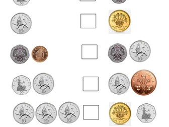 Money Activities, Year 3, 6 FILES, differentiation