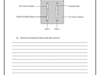 Osmosis two-part lesson
