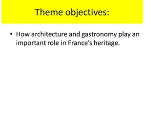 ARCHITECTURE ET GASTRONOMIE AS FRENCH