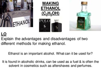 Making ethanol for AS level