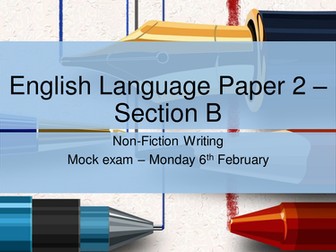 AQA English Language Paper 2 - Writing
