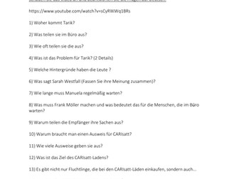 Armut in Deutschland - TV Reportage (Video + Questions) - A2 German