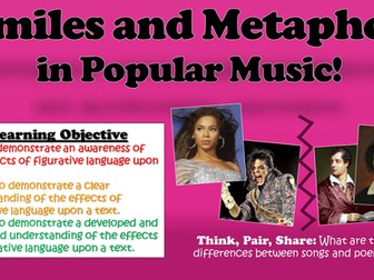 Similes and Metaphors in Popular Music!