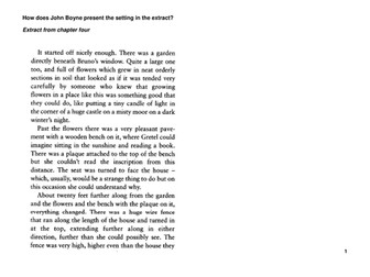 The Boy in the Striped Pyjamas - Reading Assessment Resources