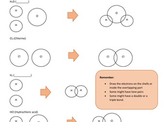 Covalent bonding worksheet